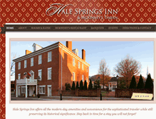 Tablet Screenshot of halespringsinn.com